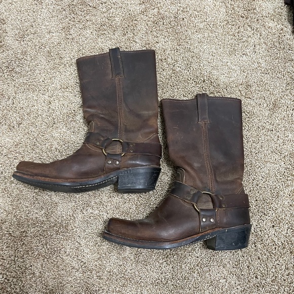 Frye Brown Heeled Boots - Picture 2 of 12